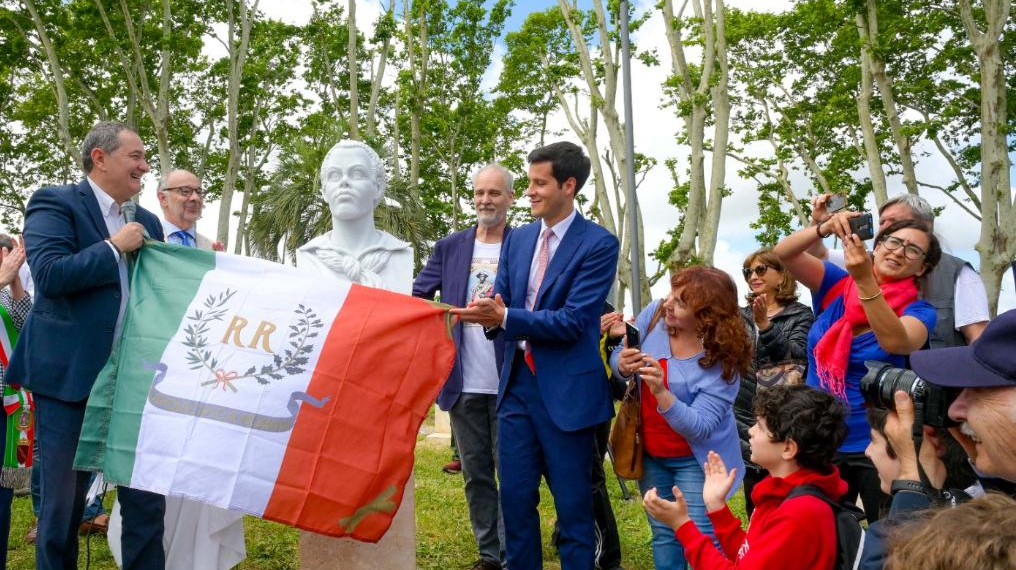 Busto al Gianicolo per Andrés Aguiar, alla Cerimonia di svelamento anche l’Ambasciatore dell’Uruguay