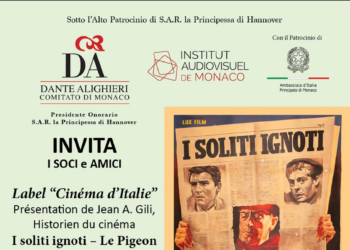 L’Institut Audiovisuel di Monaco in partenariato con l’Associazione Dante Alighieri presenta I Soliti Ignoti