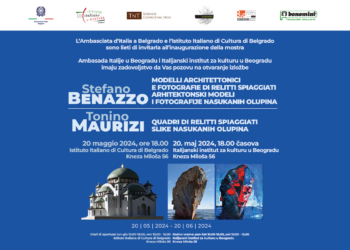 Stefano Benazzo e Tonino Maurizi espongono le loro opere all’Istituto Italiano di Cultura di Belgrado