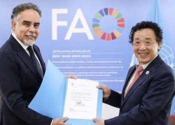 Colombia, l’Ambasciatore Armando Benedetti ha consegnato le Lettere Credenziali al Direttore Generale della FAO