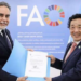 Colombia, l’Ambasciatore Armando Benedetti ha consegnato le Lettere Credenziali al Direttore Generale della FAO