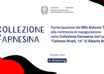 Tajani: “Collezione Farnesina è grande museo d’arte contemporanea”