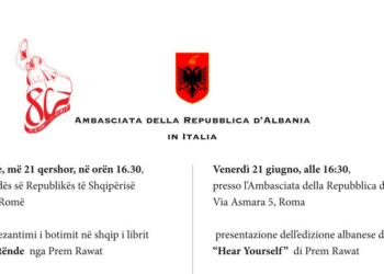 Presentato a Roma il libro “Hear Yourself” di Prem Rawat nella sede dell’Ambasciata di Albania