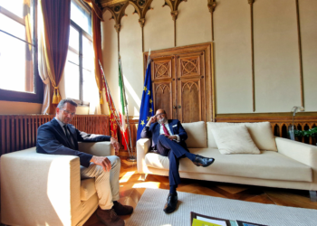 Il Vicepresidente UCOI Mattia Carlin incontra il Direttore della Sede del Consiglio d’Europa a Venezia Mario Schwetz