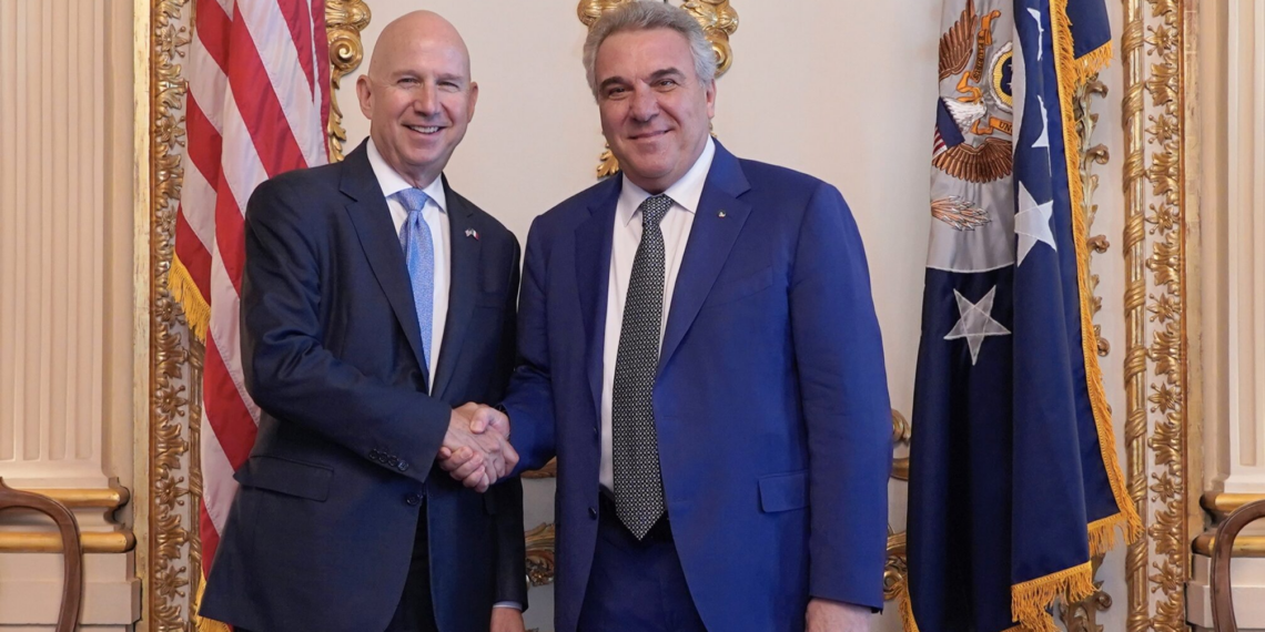 Lavoro. Il leader della Cisl Sbarra ha incontrato a Roma l’Ambasciatore Americano Jack Markell