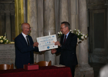 L’Ambasciatore Stefano Baldi riceve a Roma il Premio Internazionale “Books for Peace” per la cultura