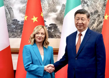 Visita in Cina, incontro del Presidente Meloni con il Presidente Xi Jinping