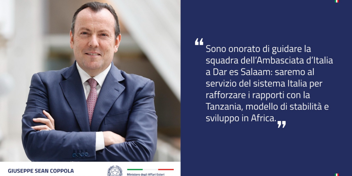 Giuseppe Sean Coppola è il nuovo Ambasciatore d’Italia in Tanzania