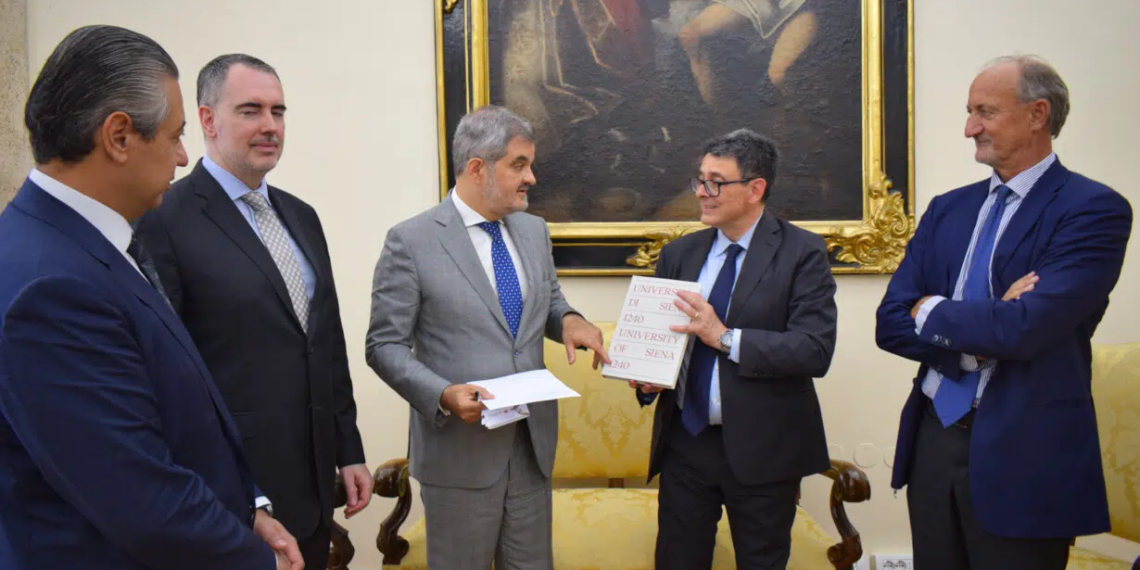 L’Ambasciatore del Brasile Renato Mosca de Souza ha incontrato il Rettore dell’Università di Siena