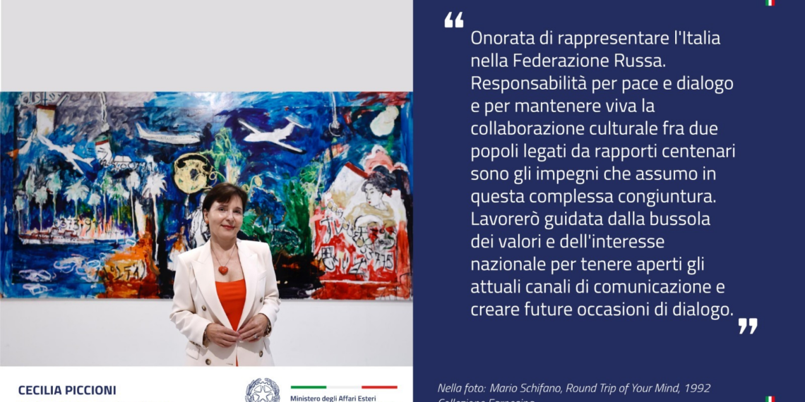 Cecilia Piccioni è la nuova Ambasciatrice d’Italia nella Federazione Russa