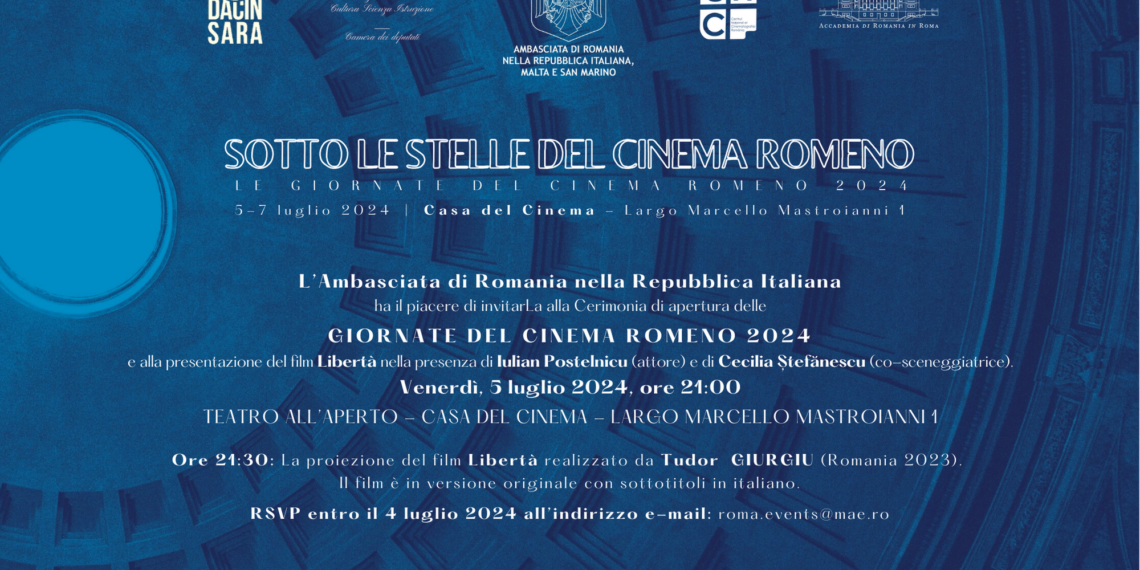 “Sotto le Stelle del Cinema Romeno”, la kermesse in programma a Roma dal 5 al 7 luglio