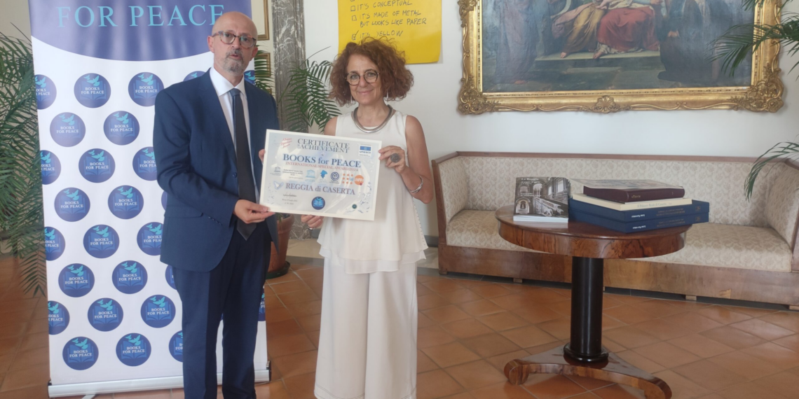 Premio Internazionale BOOKS FOR PEACE 2024 alla Reggia di Caserta