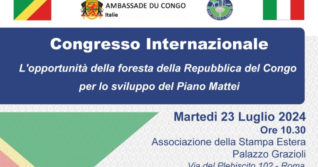 Piano Mattei e Repubblica del Congo: importante dibattito alla Stampa Estera