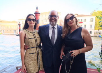 Serata glamour a Venezia per festeggiare il compleanno di Mattia Carlin, Vicepresidente UCOI