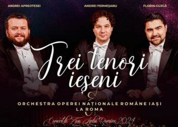 “Trei Tenori Ieseni” in concerto a Roma il 5 settembre per celebrare la giornata della lingua romena