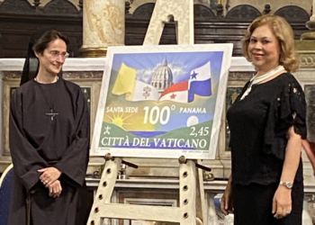 Centenario relazioni diplomatiche fra Santa Sede e Panama, svelata immagine francobollo celebrativo
