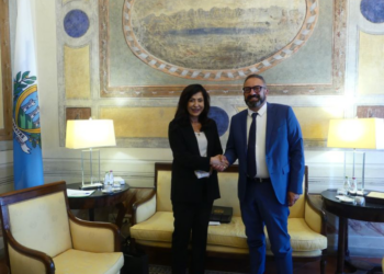 San Marino, il Segretario di Stato per gli Affari Esteri incontra l’Ambasciatrice di Palestina