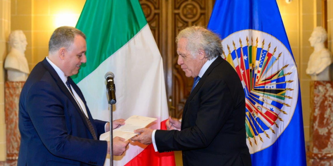 Il nuovo Osservatore Permanente italiano presso l’OSA ha presentato le credenziali