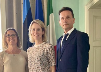 Kaja Kallas, Alto Rappresentante dell’Unione Europea designato per gli Affari Esteri visita l’Ambasciata estone a Roma