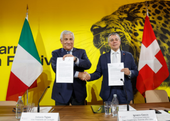 Tajani e Cassis firmano Dichiarazione congiunta sull’Ucraina a Locarno