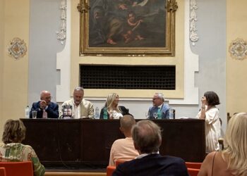 Pierfrancesco Pensosi, Paola Donnini e Gianfranco Vestuto ricevono a Bagnoregio l’International Award “BOOKS for PEACE”