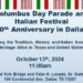 Columbus Day Parade and Italian Festival, a Dallas si celebra il X Anniversario. Oscar Renda Grand Marshal 2024