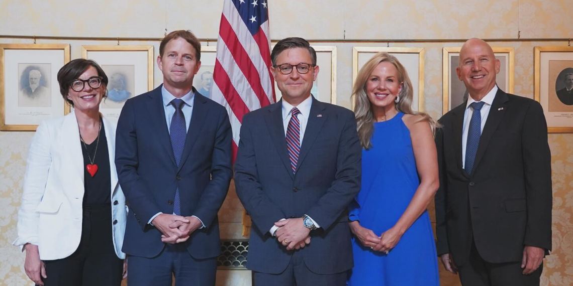 L’Ambasciata Usa accoglie a Roma lo Speaker della Camera dei Rappresentanti Mike Johnson