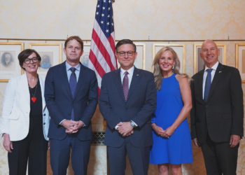 L’Ambasciata Usa accoglie a Roma lo Speaker della Camera dei Rappresentanti Mike Johnson