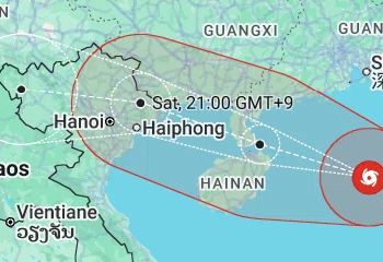 Tifone Yagi, l’Ambasciata d’Italia ad Hanoi ai connazionali: “da venerdì fate attenzione”