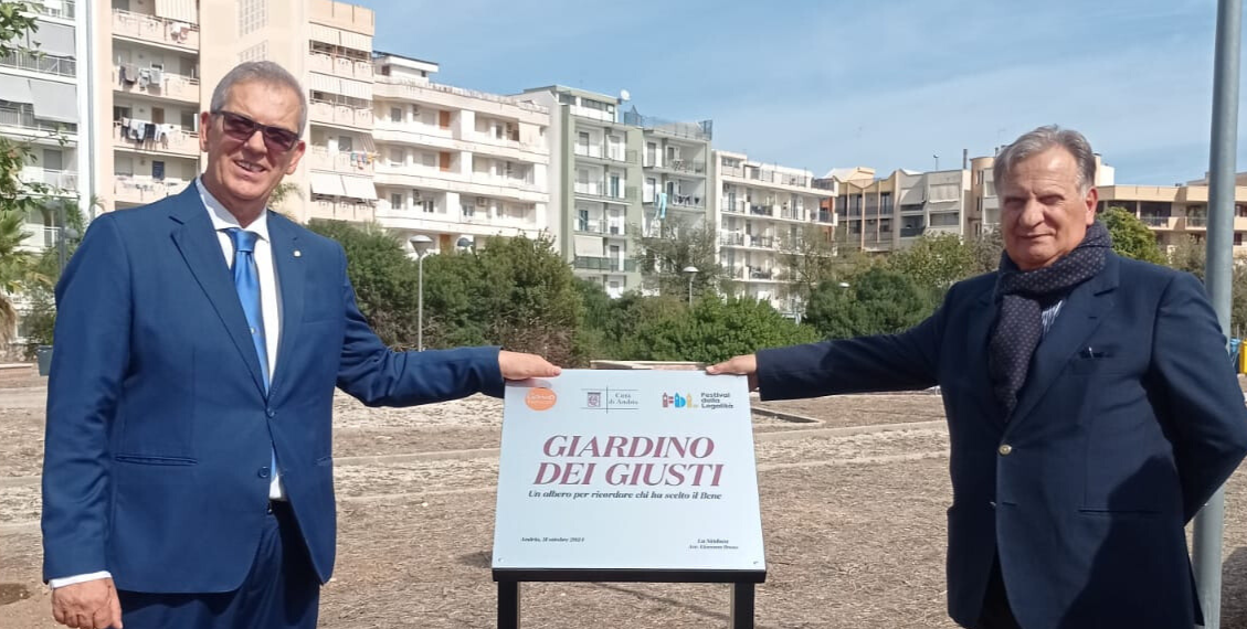Il Console Riccardo Di Matteo ricorda l’Ambasciatore Luca Attanasio al Festival della Legalità di Andria