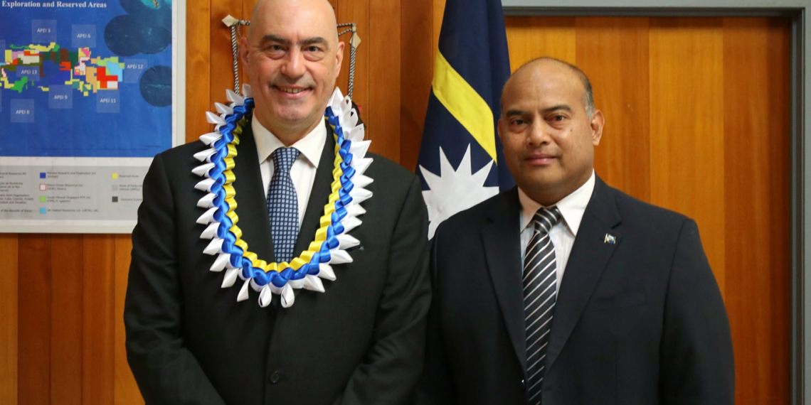 Repubblica di Nauru, l’Ambasciatore Crudele presenta Lettere Credenziali