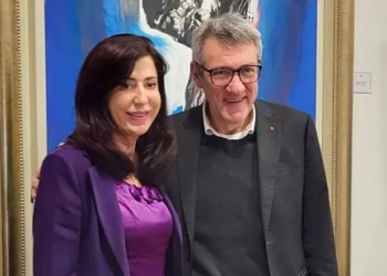 CGIL, Maurizio Landini incontra l’Ambasciatrice di Palestina Abeer Odeh