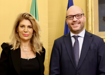 Montecitorio, il Presidente della Camera Fontana incontra l’Ambasciatrice del Libano Daher