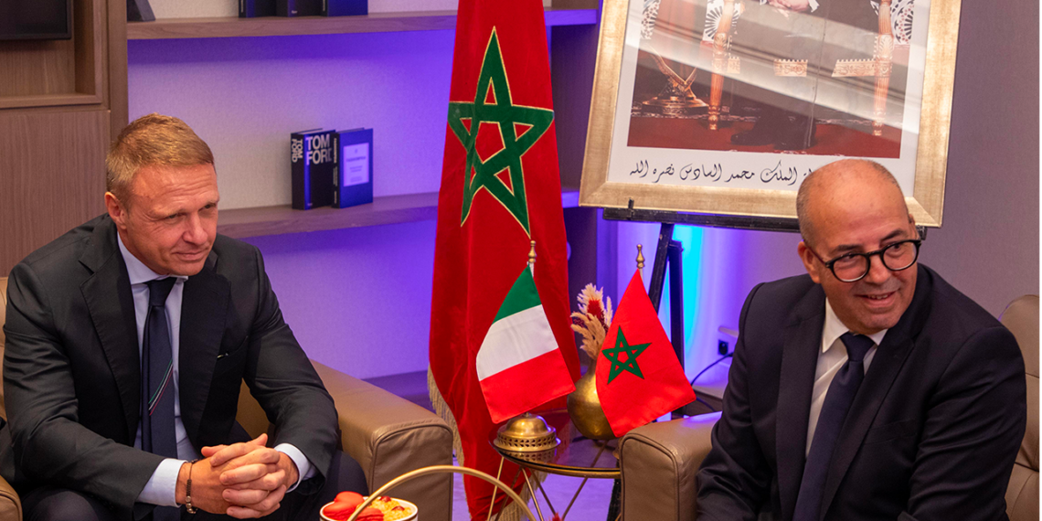 Marocco, il Ministro dell’Agricoltura Francesco Lollobrigida incontra l’omologo Ahmed El Bouari