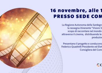 “Visioni Sarde” approda a Berlino. Corti in scena il 16 novembre nella sede del Comites