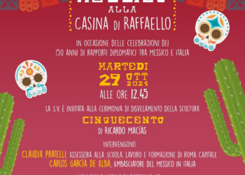 150.imo Anniversario Rapporti Diplomatici Italia-Messico: disvelamento a Roma della scultura “Cinquecento”