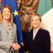Il Premier Meloni incontra la Presidente del Parlamento Europeo Roberta Metsola