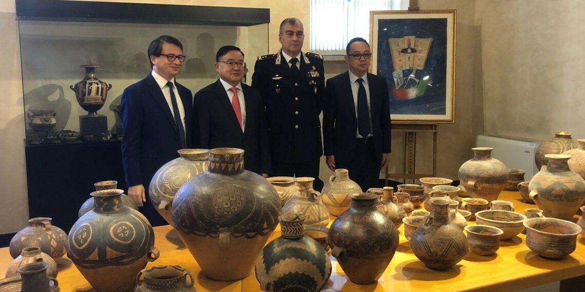 Il Tpc restituisce all’Ambasciata della Cina importanti reperti archeologici