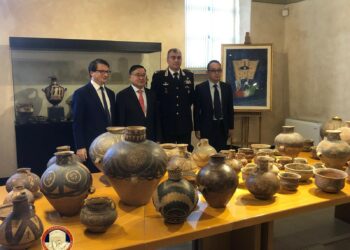 Il Tpc restituisce all’Ambasciata della Cina importanti reperti archeologici