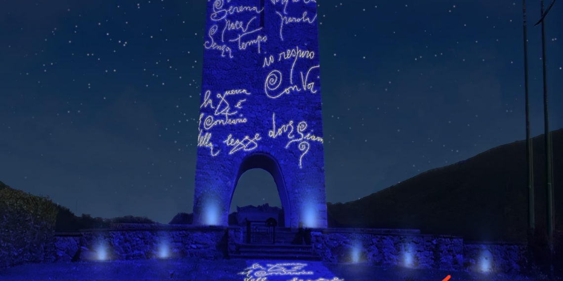 A Natale “Sant’Anna di Stazzema si illumina di Pace”con l’installazione luminosa di Marco Nereo Rotelli