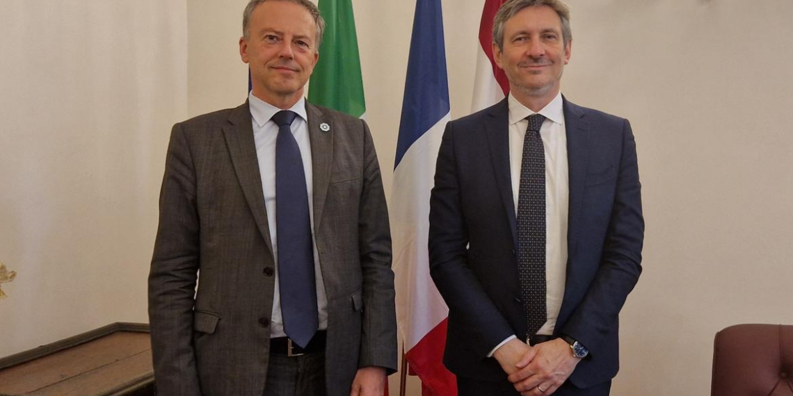 Trento, l’Assessore Spinelli riceve l’Ambasciatore di Francia Briens
