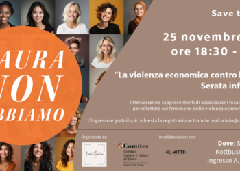 “Paura non abbiamo: la Violenza Economica contro le Donne”, il 25 serata informativa al Comites Berlino
