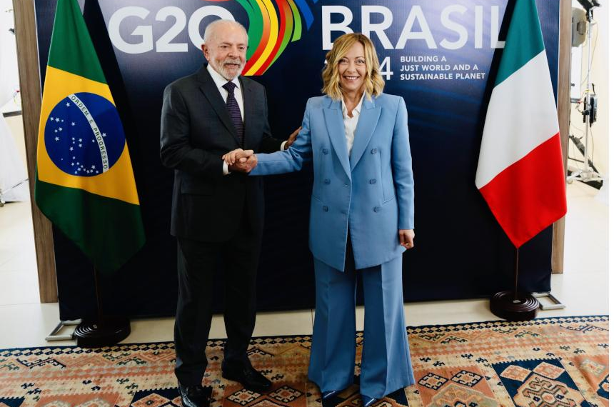 Vertice G20, incontro bilaterale fra i Presidenti Meloni e Lula