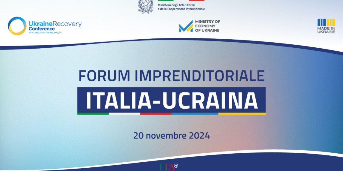 Il Ministro Tajani presiede il Forum di dialogo imprenditoriale Italia – Ucraina