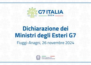 Dichiarazione dei Ministri degli Esteri G7 (Fiuggi – Anagni, 26 novembre 2024)