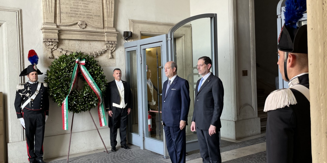 Guariglia rende omaggio ai caduti del Ministero degli Esteri durante la Prima Guerra Mondiale