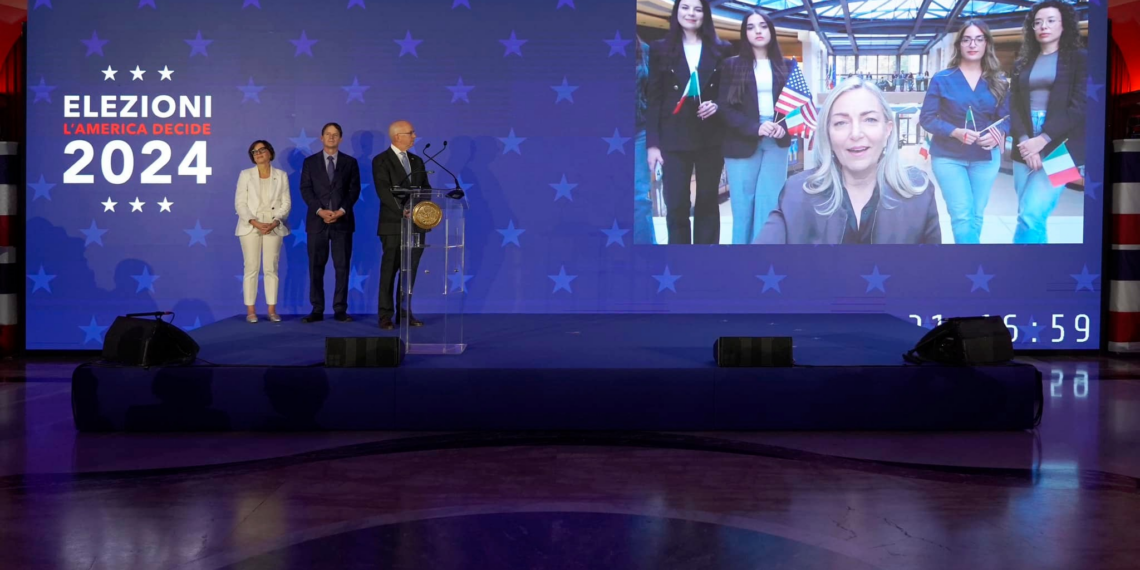 “L’America Decide – Election Night 2024”: l’Ambasciata USA in Italia segue le presidenziali da Villa Miani