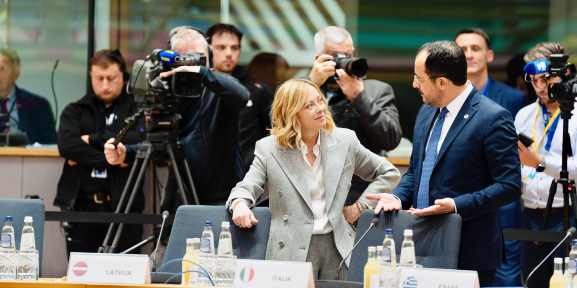 Il Presidente del Consiglio Meloni partecipa a Bruxelles al Consiglio Europeo