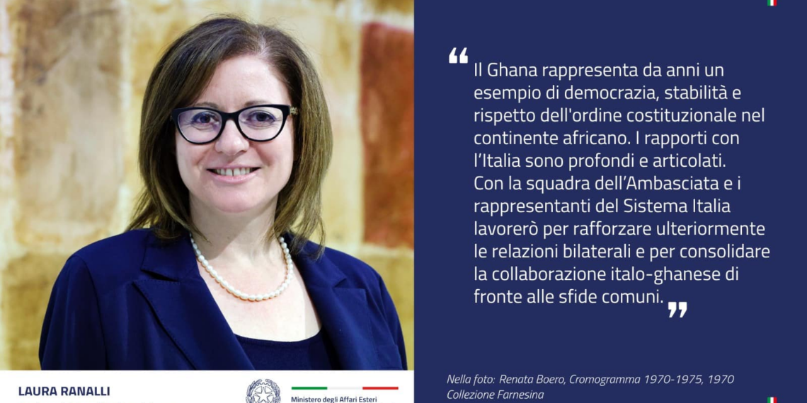Laura Ranalli è la nuova Ambasciatrice d’Italia in Ghana