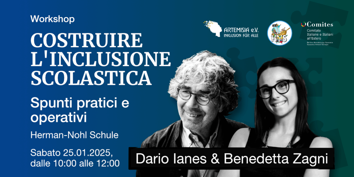 “Costruire l’inclusione scolastica”, Seminario e Workshop al Comites di Berlino